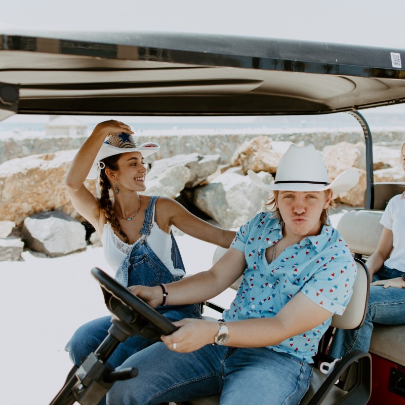 a person sitting on a boat