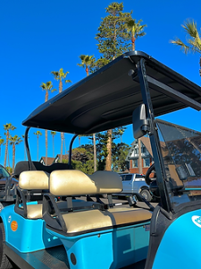 a group of parked cars