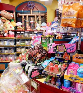 a store filled with lots of food