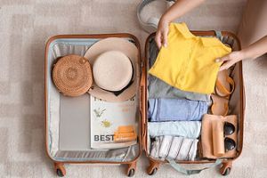 a bag of luggage