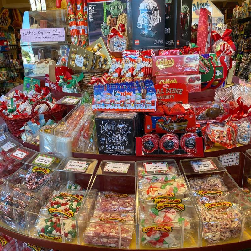 a bunch of items that are on display in a store