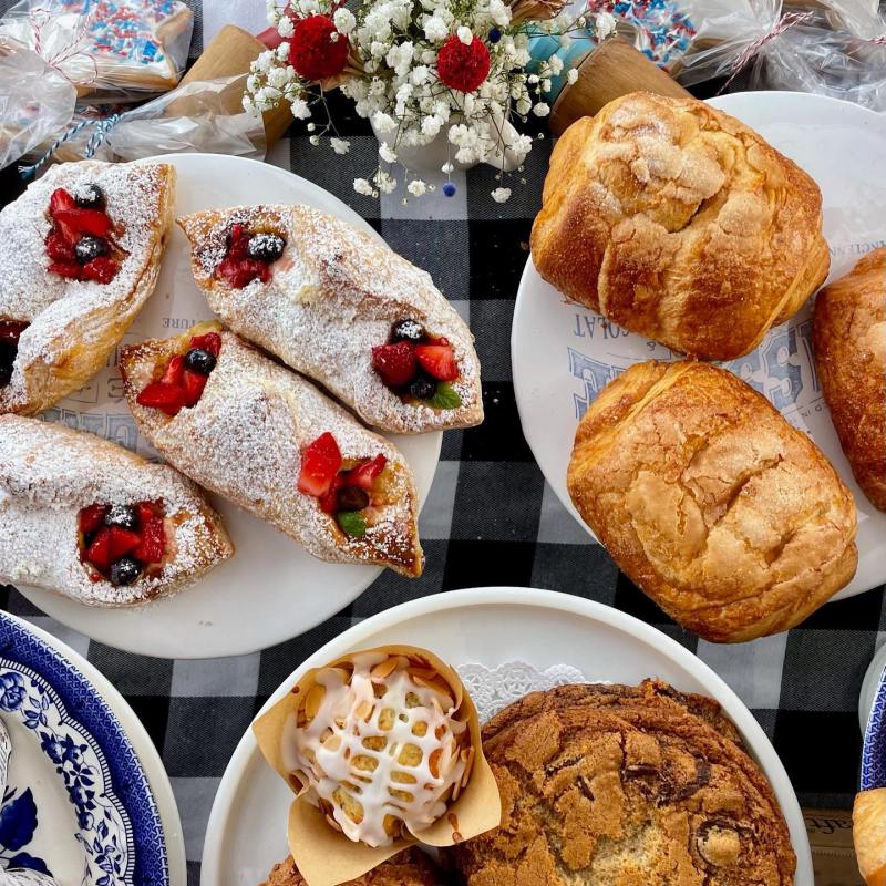 a bunch of food on a plate