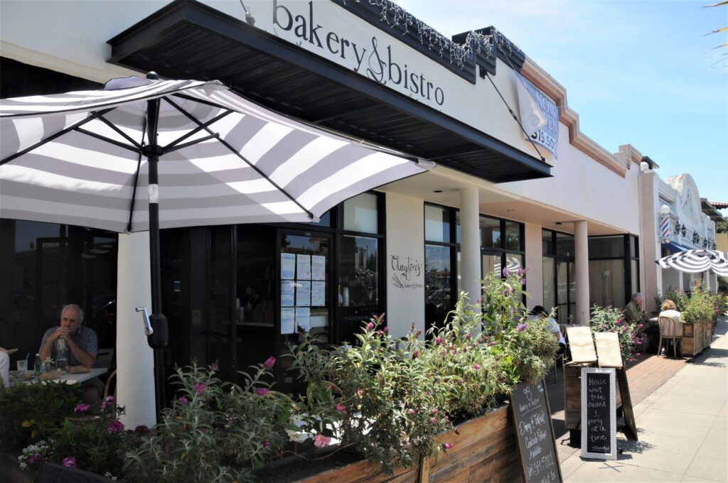 a person standing in front of a building