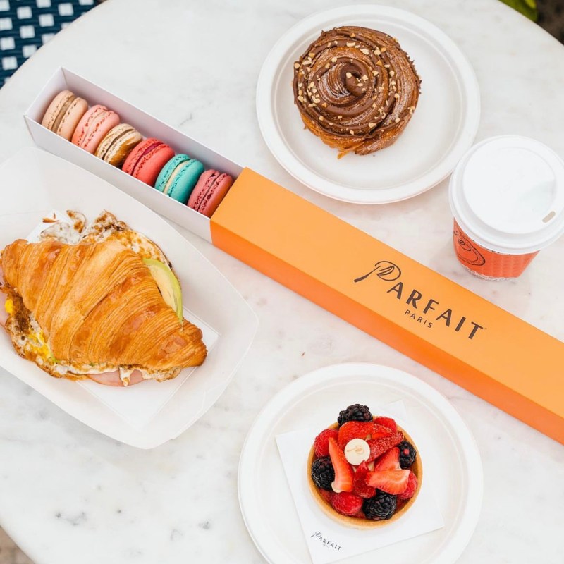 a plate of food on a table