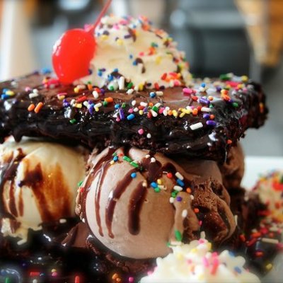 a close up of a plate of birthday cake