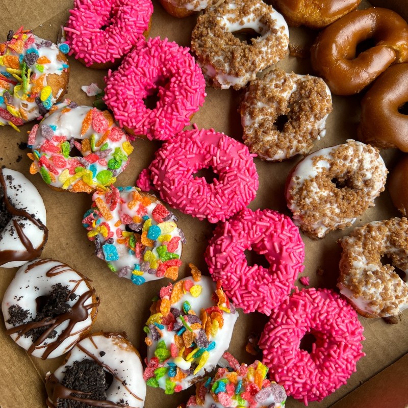 a box of donuts