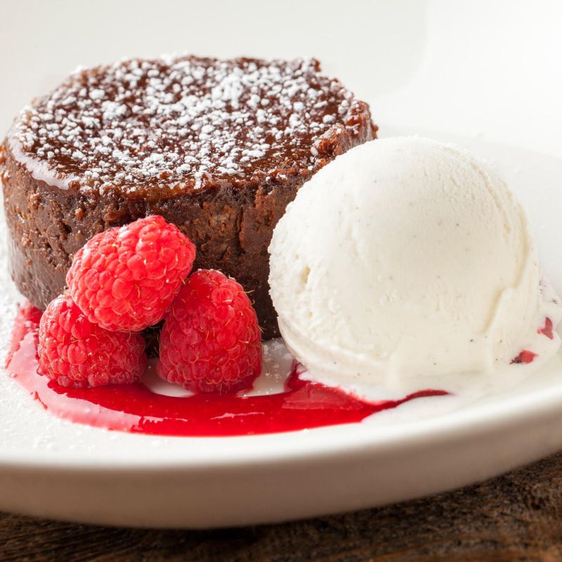 a piece of cake on a plate