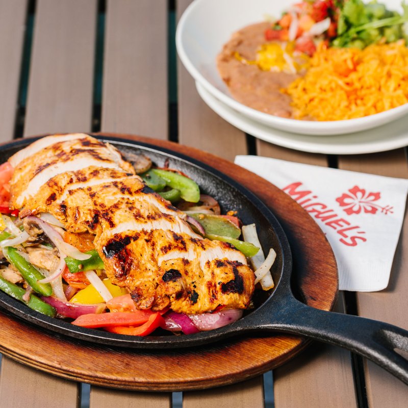 a plate of food on a table