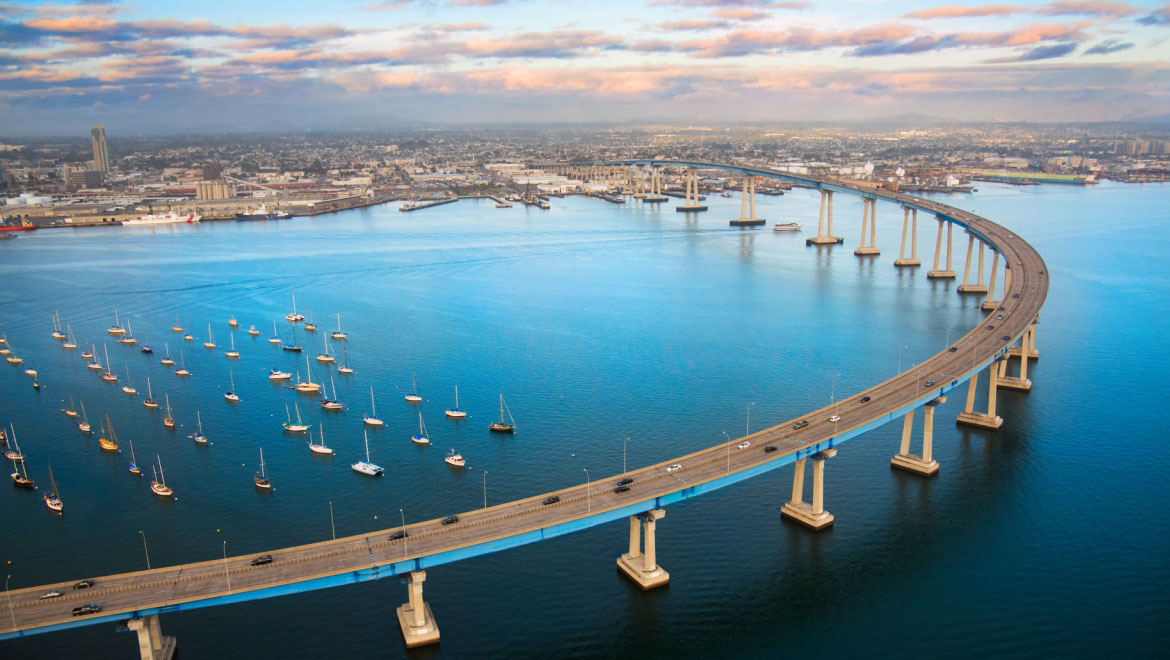 a large body of water